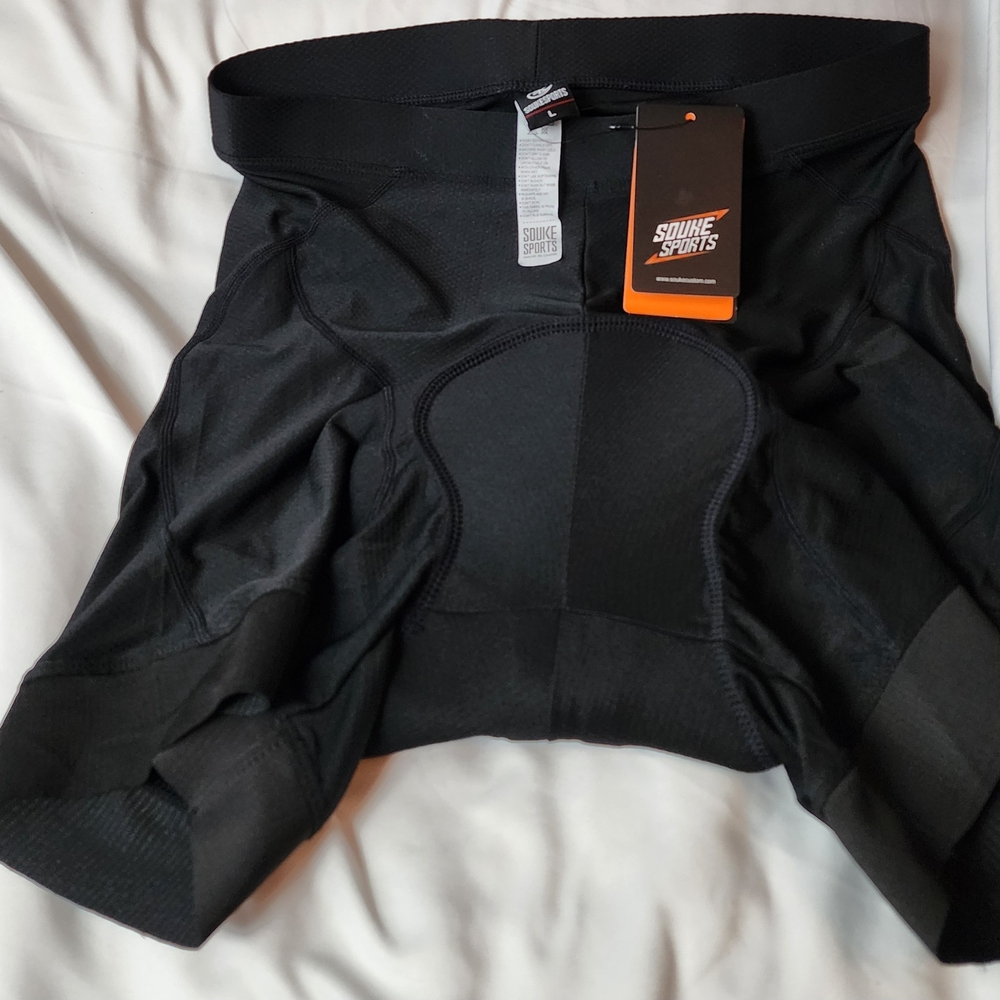 Souke Sports Black Cycling Shorts Mens Size Large